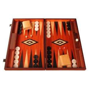  Baduk Wood Backgammon Set   Board Game   Large, Red Toys 