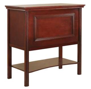 Classic Cherry Folding Dining Pub Bar Table with Storage Wine Rack New 