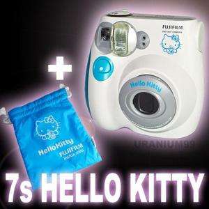   Instax Mini 7s Hello Kitty Film Camera & Bag Polaroid   Blue White