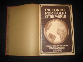 New York Times PICTORIAL PORTFOLIO OF THE WORLD 1922  