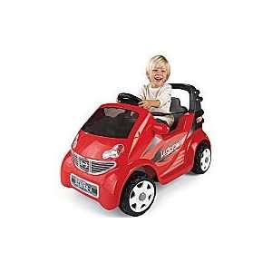 com kids battery operated electric 6V battery ride on little red car 