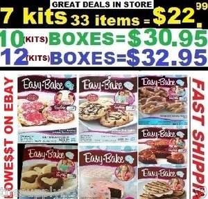 ANY 6 EASY BAKE OVEN MIXES CAKE COOKIES PRETZELS BROWNIE FACTORY 