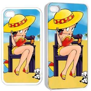  betty boop ve18 iPhone Hard Case 4s White: Cell Phones 