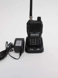 Icom IC V80 VHF Transceiver Includes BC 192 Charging Base  