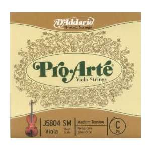  DAddario Pro Arte Viola C String, 15 15.5 inch   Medium 