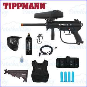   A5 A 5 Paintball Marker Gun Package with Chest Protector Stock Remote