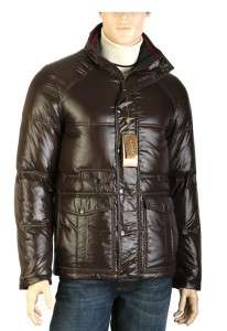 NEW GUCCI MENS STYLISH CHOCOLATE BROWN GOOSE DOWN PARKA COAT 48 