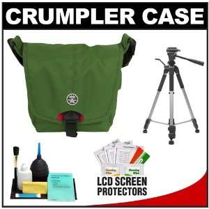  (Olive/Red) with Deluxe Photo/Video Tripod + Accessory Kit for Canon 