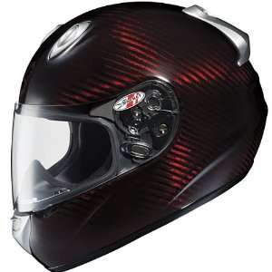  Advanced Carbon Red Full Face Motorcycle Helmet   Size 
