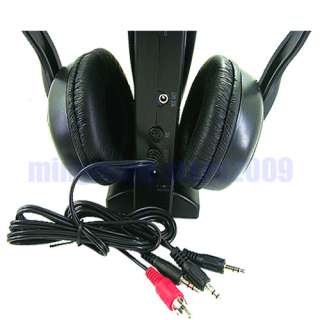 in1 Wireless Headphone Cordless FM RADIO CD TV PC 181  