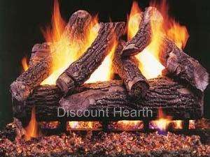   Winchester Vented Fireplace Gas Log Set COMPLETE Set Up Natural Gas NG