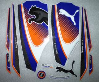 Its auction for 2012 model Puma calibre cricket bat stickers.These 