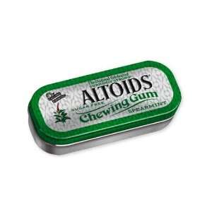 Altoids Sugar Free Chewing Gum   Spearmint, 1.05 oz tin (20 pieces 