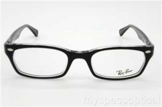   RB 5150 2034 50 Black Crystal Eyeglass Frame New 100% Authentic  