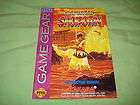 Samurai Shodown Manual Sega Game Gear MANUAL ONLY Booklet