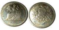 Replica Republica De Guatemala UN peso 1894  