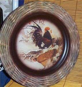 Rooster Decorative Plate 13 Farm Kitchen Decor New  