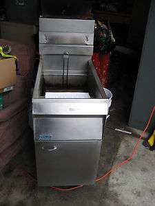 Pitco Frialator 14 Commercial Gas Deep Fryer Working Condition  