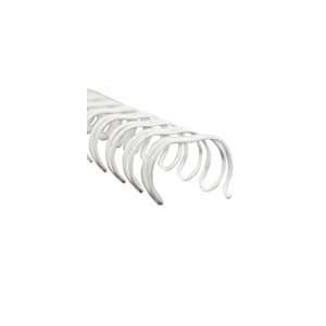  3/8 White Spiral O 19 Loop Wire Binding Combs   104pk 