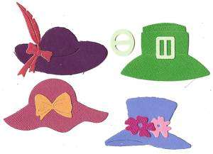 Hats Collection #3 Die Cut Embellishment Sizzix  