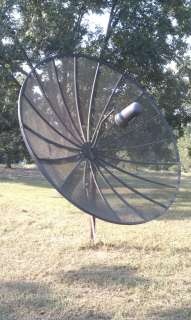 Large satellite dish antenna  