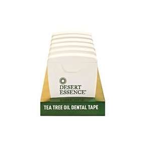 Desert Essence Tea Tree Oil Dental Tape (Pack of 6) 30 YD 