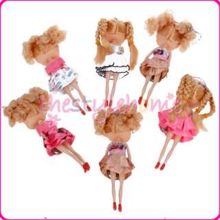 Lovely Doll Toy Figure Watch On Dress Keychain Charm Stocking Children 