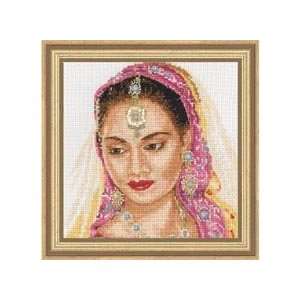    Asian Portrait Counted Cross Stitch Kit Arts, Crafts & Sewing