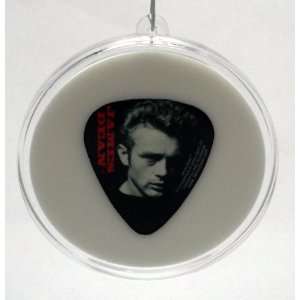 James Dean Guitar Pick #1 With MADE IN USA Christmas Ornament Capsule