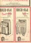 Rock Ola Comet models 1546 & 1548 phonograph 1954 Ad