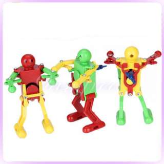 ONE Wind Up Toy Dancing Robot Plastic Kids Party Favour  