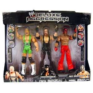  Pacific Wrestling Exclusive DELUXE Aggression Action Figure 3 Pack 