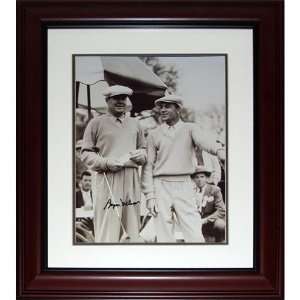  Byron Nelson Autographed (with Ben Hogan) Deluxe Framed 