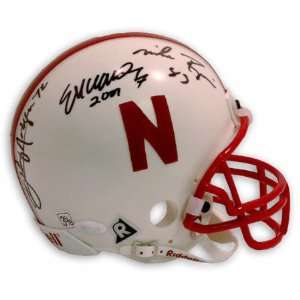 Mike Rozier, Eric Crouch, and Johnny Rodgers Nebraska Cornhuskers 