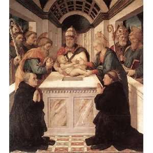   , painting name Circumcision, By Lippi Frà Filippo