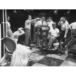  Choreographer George Balanchine Directing Cameramen 