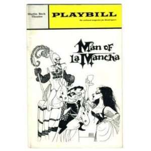   Playbill Man of La Mancha Hal Holbrook Ray Middleton 