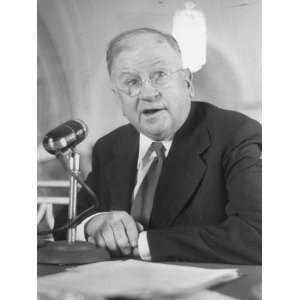  Harold L. Ickes Speaking at the Democratic National 