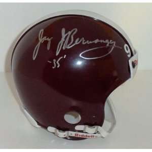 Jay Berwanger Autographed Chicago Mini Helmet   1st Heisman Trophy 