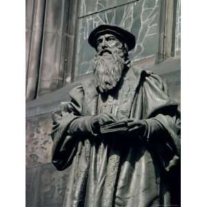  Statue of John Knox, Edinburgh, Lothian, Scotland, United 