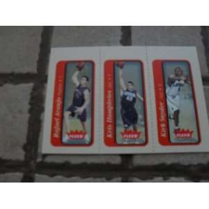 2004/2005 Fleer Tradition Rafael Araujo/kris Humphries/kirk Snyder 