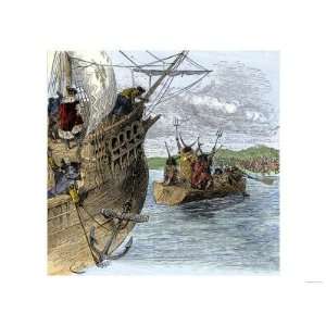   St. Lawrence River, c.1535 Giclee Poster Print, 24x32