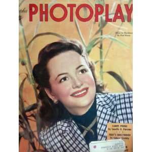  OLIVIA DE HAVILLAND Photoplay October 1947 magazine 
