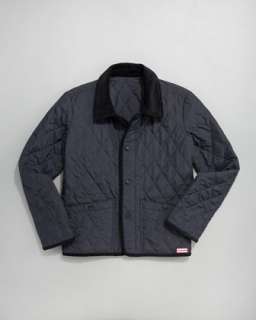 Navy Quilted Jacket  