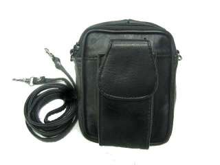 Leather Fanny Pack  Black  5011  