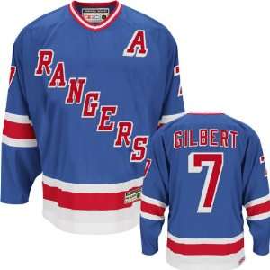 Rod Gilbert Blue Reebok NHL Heroes of Hockey New York Rangers Jersey