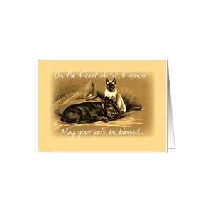  St. Francis of Assisi Feast Day Card Card Health 