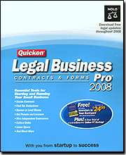 QUICKEN LEGAL BUSINESS PRO CONTRACTS & FORMS * NEW  