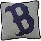 boston red sox big logo reverse applique pillow gray navy