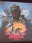 GODZILLA 1985 PINUP PRINT AD vtg 1980s Monster Movie Release LEGEND 